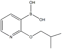 2-ISOBUTOXYPYRIDINE-3-BORONIC ACID 结构式