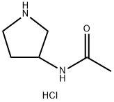 N-(3-Pyrrolidinyl)acetamide hydrochloride 结构式