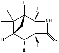 (1R,2R,5S,6R,7R)-6,8,8-三甲基-3-氮杂三环[5.1.1.0(2,5)]壬烷-4-酮 结构式