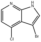 3-溴-4-氯-7-氮杂吲哚 结构式