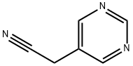 5-嘧啶乙腈 结构式