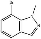 7-溴-1-甲基吲唑 结构式
