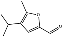 4-异丙基-5-甲基呋喃-2-甲醛 结构式