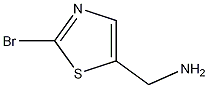(2-溴代噻唑-5-基)甲胺盐酸盐 结构式
