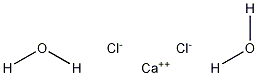 Calcium chloride dihydrate 结构式