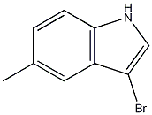 3-Bromo-5-methyl-1H-indole 结构式