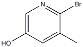 2-溴-5-羟基-3-甲基吡啶 结构式
