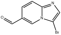 3-bromoimidazo[1,2-a]pyridine-6-carbaldehyde 结构式