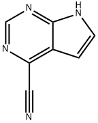 7H-吡咯并[2,3-D]嘧啶-4-甲腈 结构式