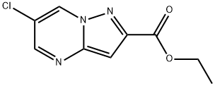 6-氯-吡唑并[1,5-A]嘧啶-2-羧酸乙酯 结构式