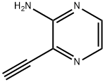 2-氨基-3-乙炔基吡嗪 结构式