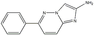 6-phenylimidazo[1,2-b]pyridazin-2-amine 结构式