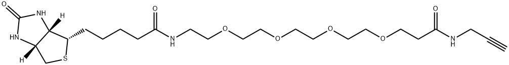 Biotin-PEG4-amide-Alkyne