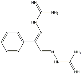 1-Phenylglyoxal bis(amidinohydrazone) 结构式