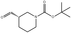 (S)-3-甲酰基哌啶-1-羧酸叔丁酯 结构式