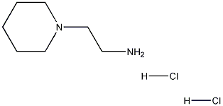 1-(2-氨乙基)哌啶二盐酸盐 结构式