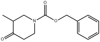 N-CBZ-3-甲基-4-哌啶酮 结构式