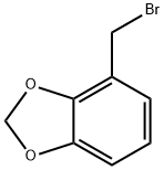 4-(溴甲基)苯并[D][1,3]二氧化物 结构式