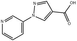 1-(吡啶-3-基)-1 H-吡唑-4-甲酸 结构式