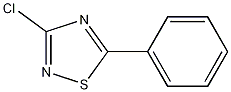 3-氯-5-苯基-1,2,4-噻二唑 结构式