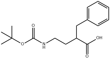 ALPHA-[2-[[(1,1-二甲基乙氧基)羰基]氨基]乙基]苯丙酸 结构式