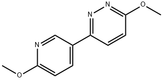 3-甲氧基-6-(6-甲氧基吡啶-3-基)哒嗪 结构式