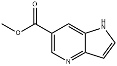 4-氮杂-吲哚-6-羧酸甲酯 结构式