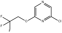 2-chloro-6-(2,2,2-trifluoroethoxy)pyrazine 结构式