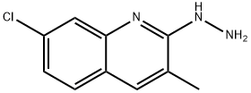 7-Chloro-2-hydrazino-3-methylquinoline hydrochloride 结构式