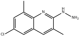 6-CHLORO-2-HYDRAZINO-3,8-DIMETHYL-NAPHTHALENE HCL 结构式