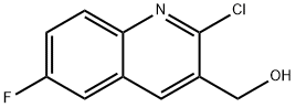 2-氯-6-氟喹啉-3-甲醇 结构式