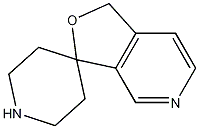 螺[呋喃[3,4-C]吡啶-3(1H),4-哌啶] 结构式