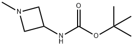 1-METHYL-3-N-BOC-AMINO-AZETIDINE 结构式