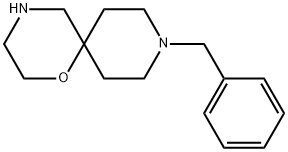 9-BENZYL-1-OXA-4,9-DIAZASPIRO[5.5]UNDECANE 结构式