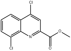 4,8-二氯喹啉-2-甲酸甲酯 结构式