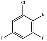 1-溴-2-氯-4,6-二氟苯 结构式