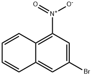 3-溴-1-硝基萘 结构式