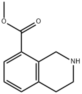 1,2,3,4-四氢异喹啉-8-羧酸甲酯 结构式