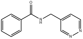 N-(哒嗪-4-基甲基)苯甲酰胺 结构式
