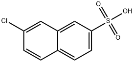 7-Chloronaphthalene-2-sulfonic acid 结构式