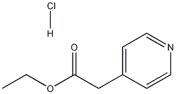 4-吡啶基乙酸乙酯盐酸盐 结构式