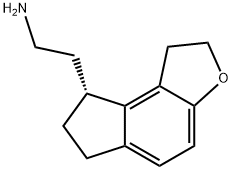 2H-Indeno[5,4-b]furan-8-ethanamine, 1,6,7,8-tetrahydro-, (8R)- 结构式