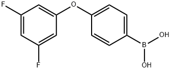 4-(3,5-二氟苯氧基)苯硼酸 结构式