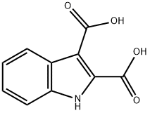 1H-吲哚-2,3-二羧酸 结构式