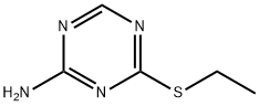 4-(乙硫基)-1,3,5-三嗪-2-胺 结构式