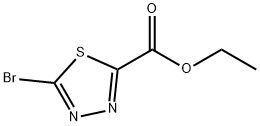 乙基5-溴-1,3,4-噻二唑-2-甲酸酯 结构式