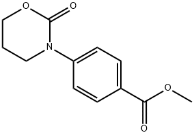 4-(2-氧代-1,3-噁嗪AN-3-基)苯甲酸甲酯 结构式