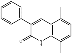 5,8-DIMETHYL-3-PHENYL-2-QUINOLINOL 结构式