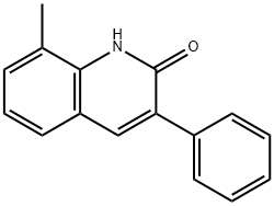 8-METHYL-3-PHENYL-2-QUINOLINOL 结构式