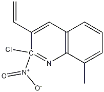E-2-CHLORO-8-METHYL-3-(2-NITRO)VINYLQUINOLINE 结构式